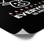 Oh Deer Everyone Is Here Modern Style Poster (Hoek)