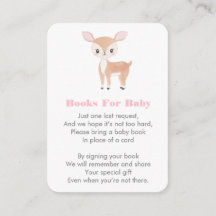Oh Deer Fawn Breng een boek voor Meisje Baby showe