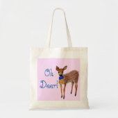 "Oh Deer" Fawn Tas (Voorkant)