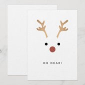 Oh Deer Feestdagenkaart (Voorkant / Achterkant)