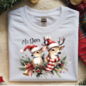 Oh Deer Feestelijk Tri-Blend Shirt