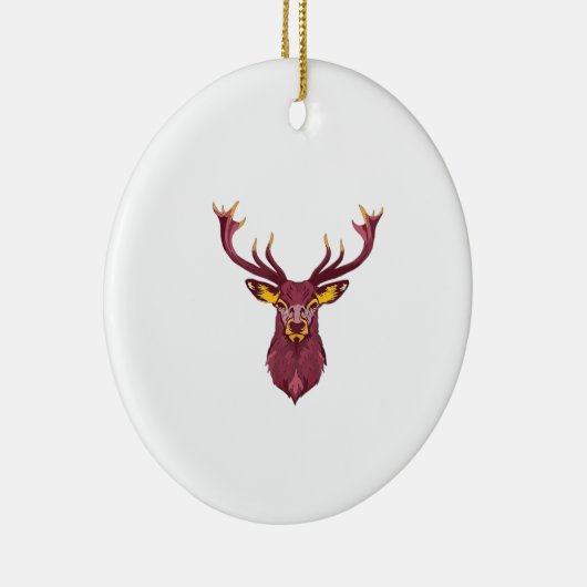 Oh Deer Fresh Modern Design Keramisch Ornament (Rechts)