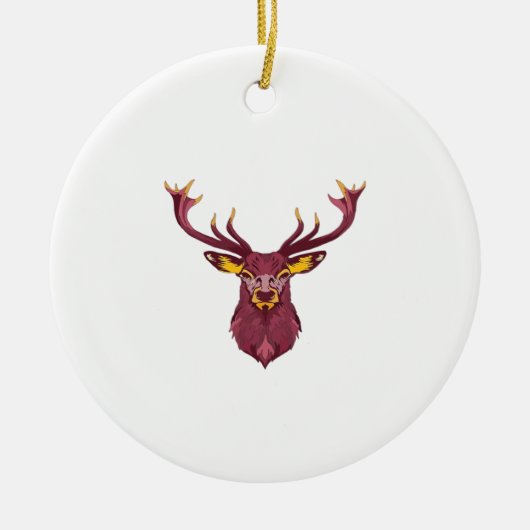 Oh Deer Fresh Modern Design Keramisch Ornament (Voorkant)