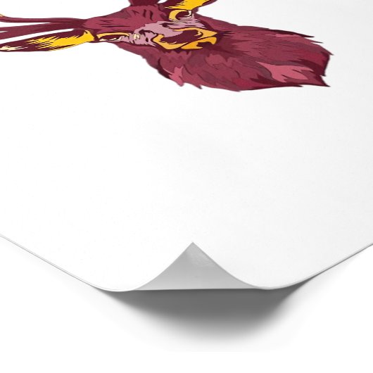 Oh Deer Fresh Modern Design  Poster (Hoek)