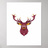 Oh Deer Fresh Modern Design  Poster (Voorkant)