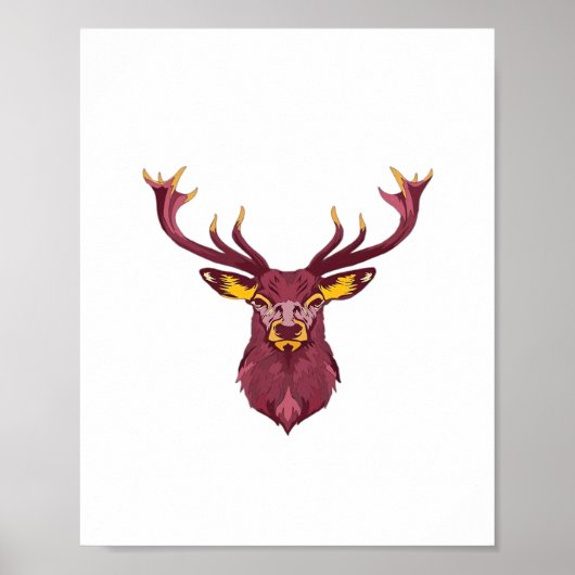 Oh Deer Fresh Modern Design Poster (Voorkant)
