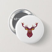 Oh Deer Fresh Modern Design  Ronde Button 5,7 Cm (Voorkant /achterkant)