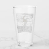 Oh Deer Funny Beer Quote Rustieke Man Grot Glas (Achterkant)