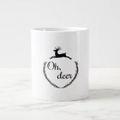 Oh Deer Funny Style Design Grote Koffiekop (Voorkant)