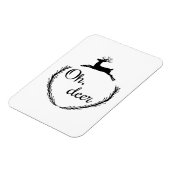 Oh Deer Funny Style Design  Magneet (Linkerzijde)