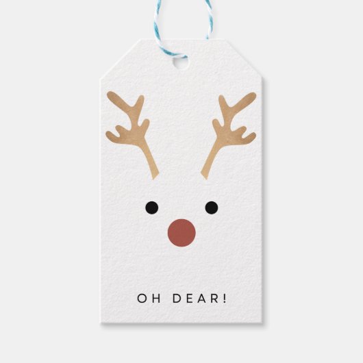 Oh Deer Gift Label Cadeaulabel (Voorkant)