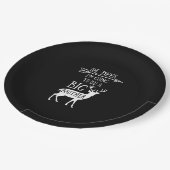 Oh Deer Going To Big Brother Christmas Announcemen Papieren Bordje (Gekanteld)