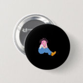 Oh Deer Grafisch Artistiek Design Ronde Button 5,7 Cm (Voorkant /achterkant)