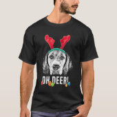 Oh Deer Grappige Harrier Xmas T-shirt (Voorkant)