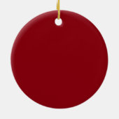 Oh Deer grappige kersttekst met rendierantlers Keramisch Ornament (Achterkant)