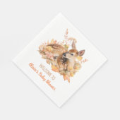Oh Deer Herfst Thema Baby Shower Servetten (Hoek)