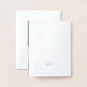 Oh Deer, het is een kerstfoto-Folie-kaart Folie Kaarten (Met envelop)