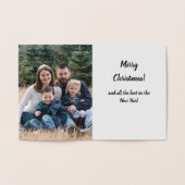 Oh Deer, het is een kerstfoto-Folie-kaart Folie Kaarten (Binnen)