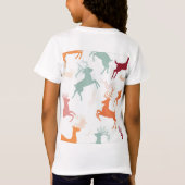Oh Deer, het is het T-shirt van Christmas Kinderen (Achterkant)