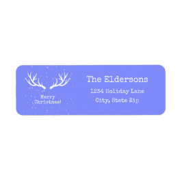Oh Deer, het is kerstadreslabel Etiket