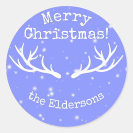 Oh Deer, het zijn kerstfeestdagen Stickers