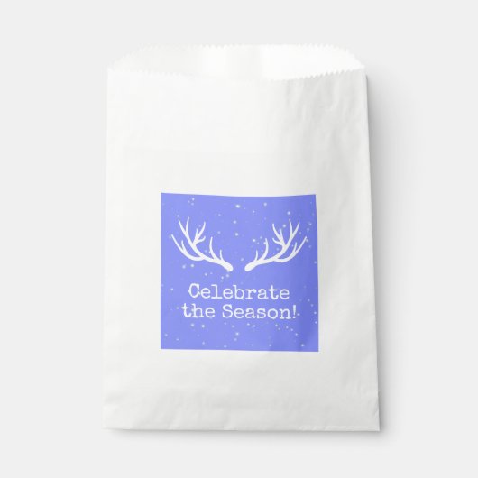 Oh Deer Holiday Favor Bags Bedankzakje (Voorkant)