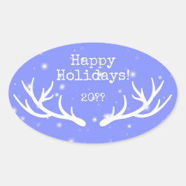 Oh Deer Holiday Sticker