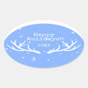 Oh Deer Holiday Sticker