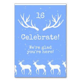 Oh Deer - Holiday Table Kaart
