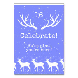 Oh Deer - Holiday Table Kaart