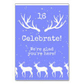 Oh Deer - Holiday Table Kaart (Voorkant)