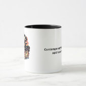 Oh Deer Huidige Grafische Stijl Mok (Midden)