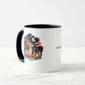 Oh Deer Huidige Grafische Stijl Mok (Voorkant links)