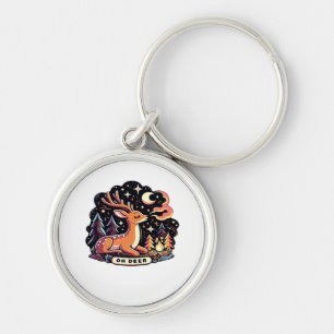 Oh Deer Huidige Grafische Stijl  Sleutelhanger
