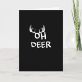 Oh Deer Hunter Rustic Outdoor Design Kaart (Voorkant)