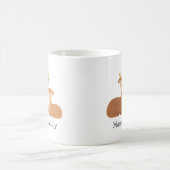 Oh Deer, I Love You – Custom Mama & Baby Deer Koffiemok (Center)
