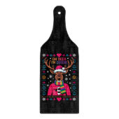 Oh Deer Ik ben Queer LGBT LGBTQ Gay Pride Lelijke  Snijplank (Voorkant)