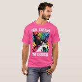 Oh Deer Ik ben Queer Rainbow Lgbt Pride Gay T-shirt (Voorkant volledig)