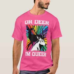 Oh Deer Ik ben Queer Rainbow Lgbt Pride Gay T-shirt