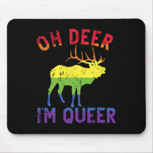 Oh Deer Im Queer Rainbow LHBT Gay Pride Panual Les Muismat