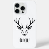 "Oh Deer!" iPhone Case (Achterkant)