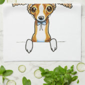 Oh Deer Italiaanse Greyhound Theedoek (Gevouwen)