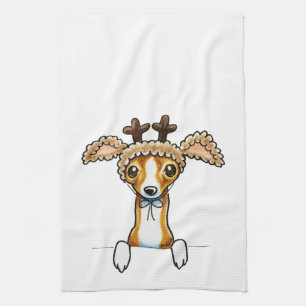 Oh Deer Italiaanse Greyhound Theedoek