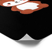 Oh Deer Kawaii Herten Speelse Kunststijl Poster (Hoek)