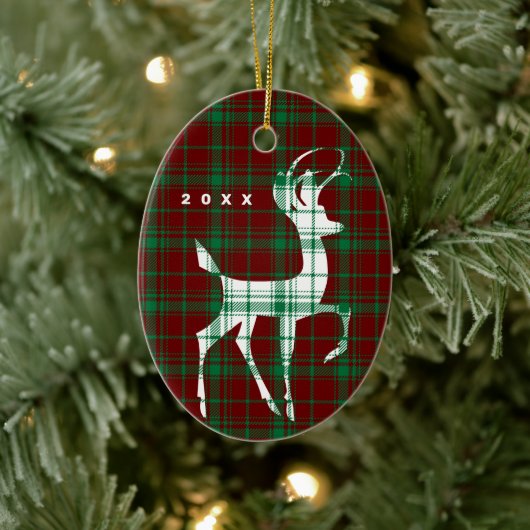 "Oh Deer" kerstcadeautje Keramisch Ornament (Boom)