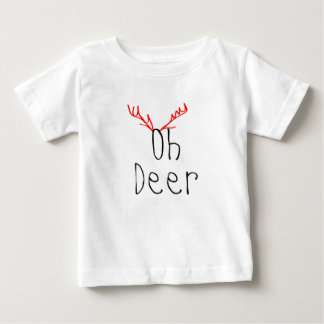 Oh Deer Kerstmis baby Raglan T-shirt