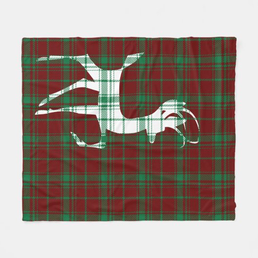 Oh Deer! Kerstmis Fleece Deken (Voorkant (Horizontaal))