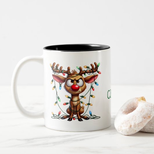 Oh Deer! Kerstmis is hier! Mok (Met donut)