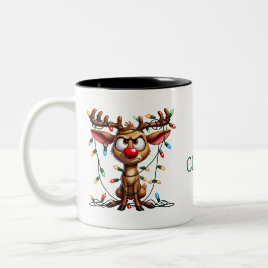 Oh Deer! Kerstmis is hier! Mok (Links)