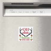 Oh Deer Kerstmis Magneet (Insitu (Vaatwasser))
